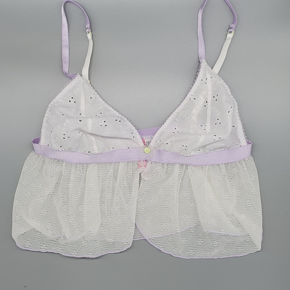 2PIECE COSMOPOLITAN BRALETTE,  SHEER, LACE